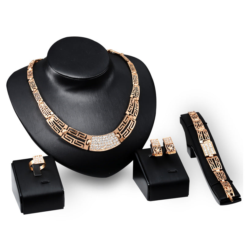Fashion 18K Gold Plated Jewelry Set