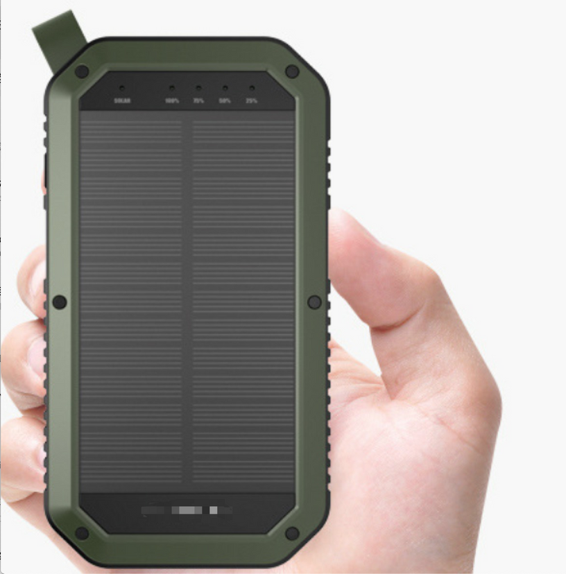 Wirelsess solar powerbank phone accessories torch
