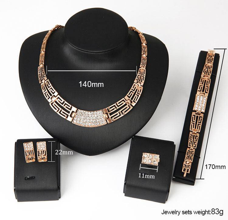 Fashion 18K Gold Plated Jewelry Set