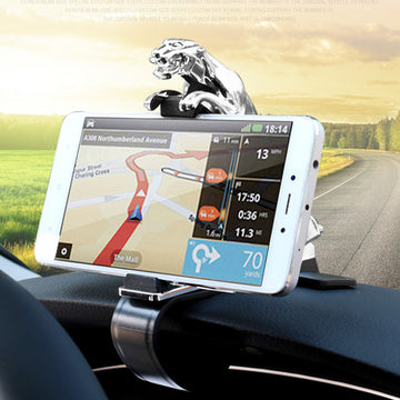 Car-Accessories Phone-Holder Gps-Stand Cellphone Adjustable Jaguar-Design 360-Degree