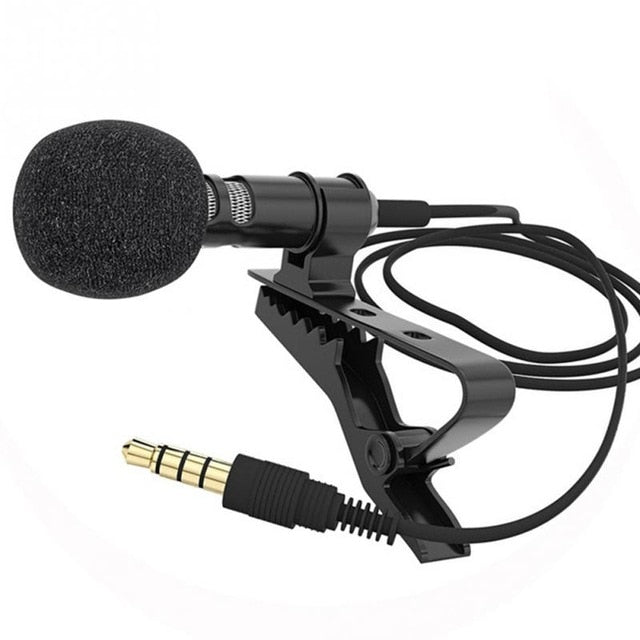 Portable clip Condenser Microphone Mobile Phone Universal 3.5MM