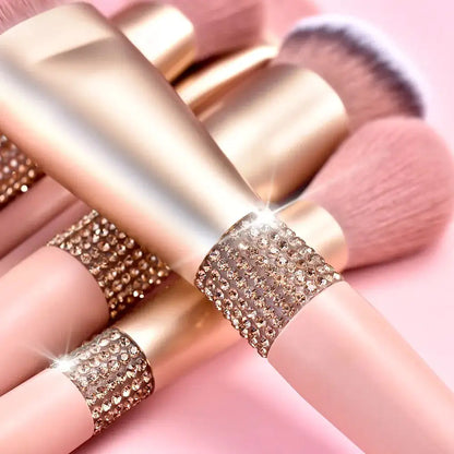 Belle&Rose™ Pink Sunset Brush Set